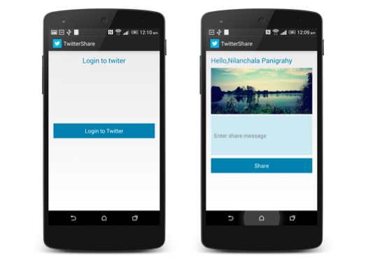 How to integrate twitter in android application