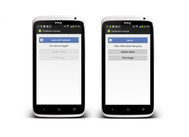 Facebook Android Example