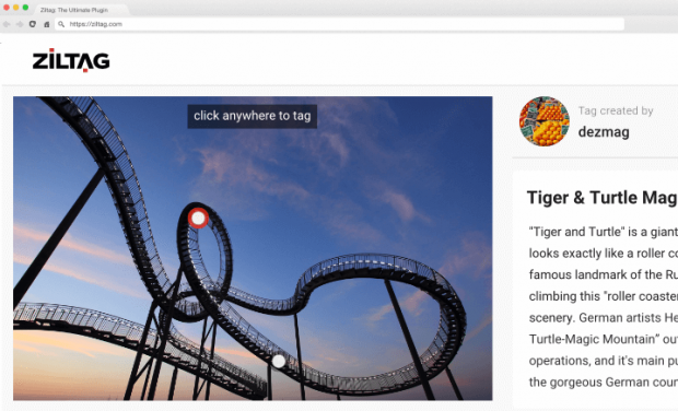Ziltag Web Pugin for Tagging Image