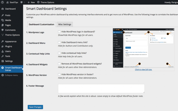 Smart Dashboard Customizations